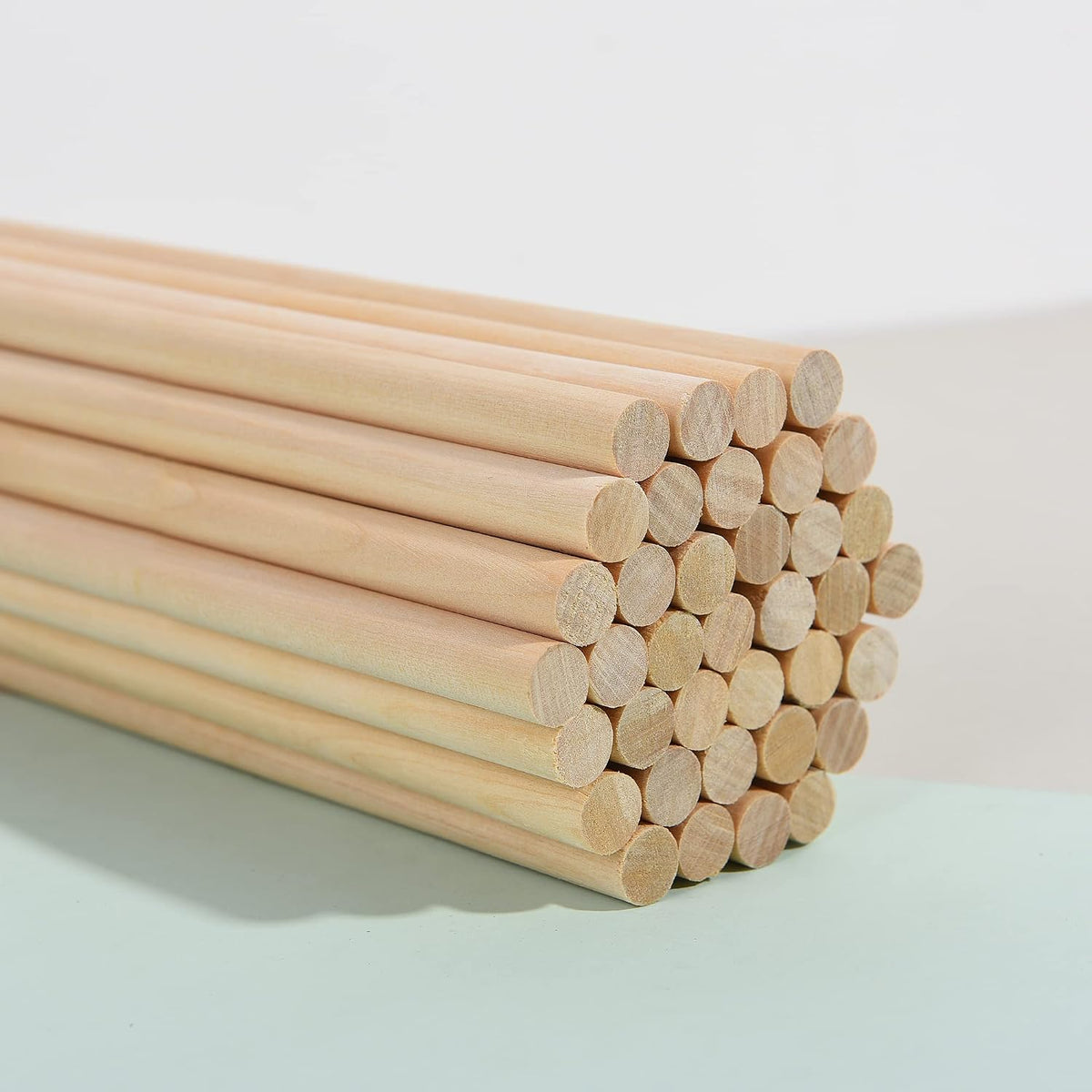 DOMG 60 pack rhythm sticks for kids in six bright colors, 12 inch birch lummi sticks - view 4