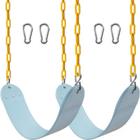 Sunnyglade 2PCS Swings Seats Heavy Duty with 66" Chain Support 250lb - ​pastel Blue / 2