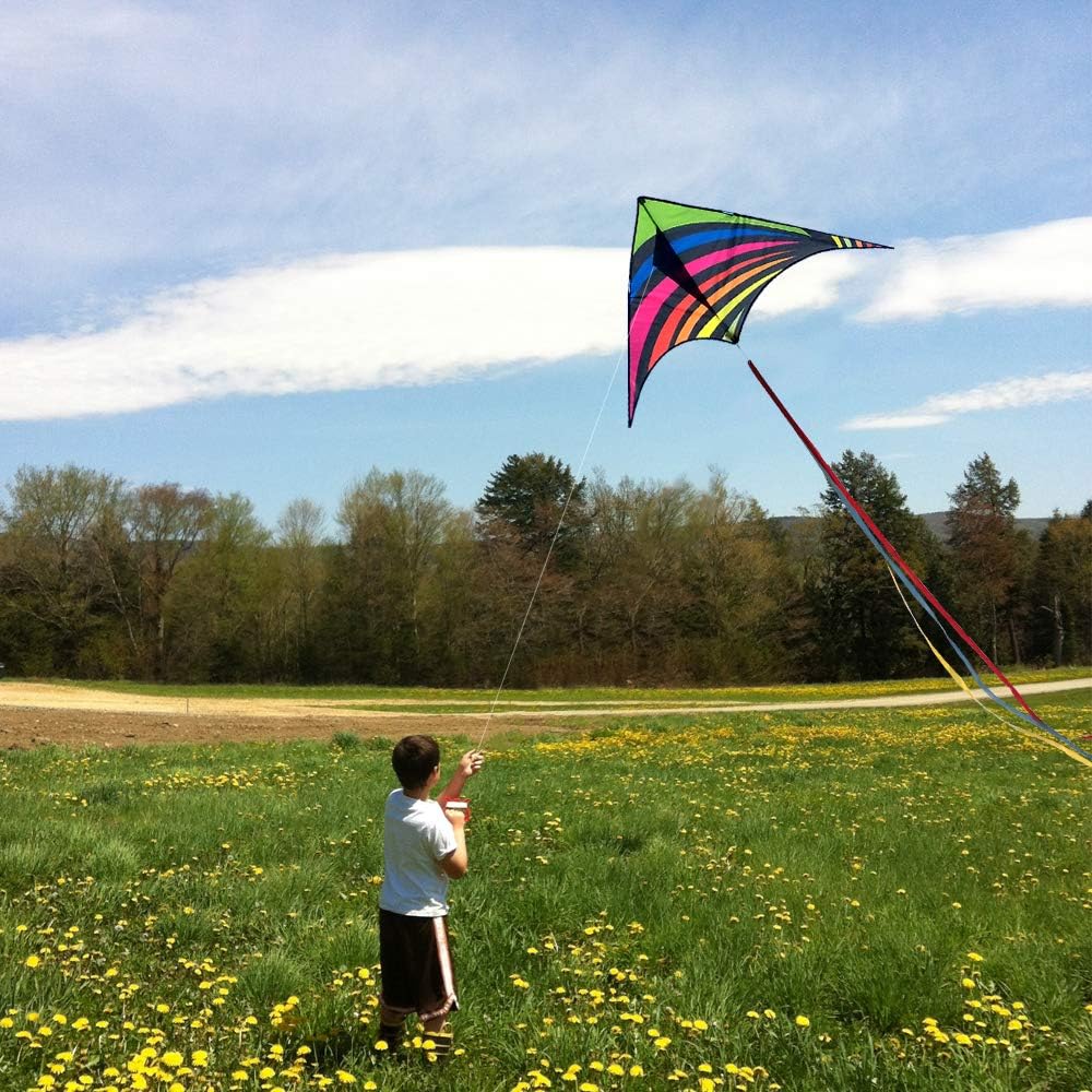 Delta Kite for Kids Ages 4-12 - 1 / Rainbow - image 2