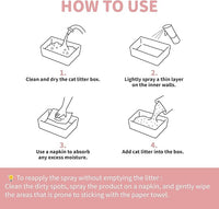 Lady N Non-Stick Spray for Cat Litter Box and Self-Cleaning Cat Litter Box, Alcohol-Free, Food Grade Mineral Oil, 6 fl oz