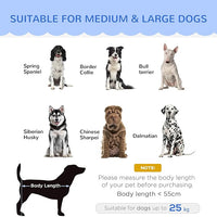 PawHut Velvet Large Dog Couch with Foam Cushion, Soft and Cute Dog Bed with Pearl Design, Dog Sofa for Big and Medium Dogs, Charcoal Gray