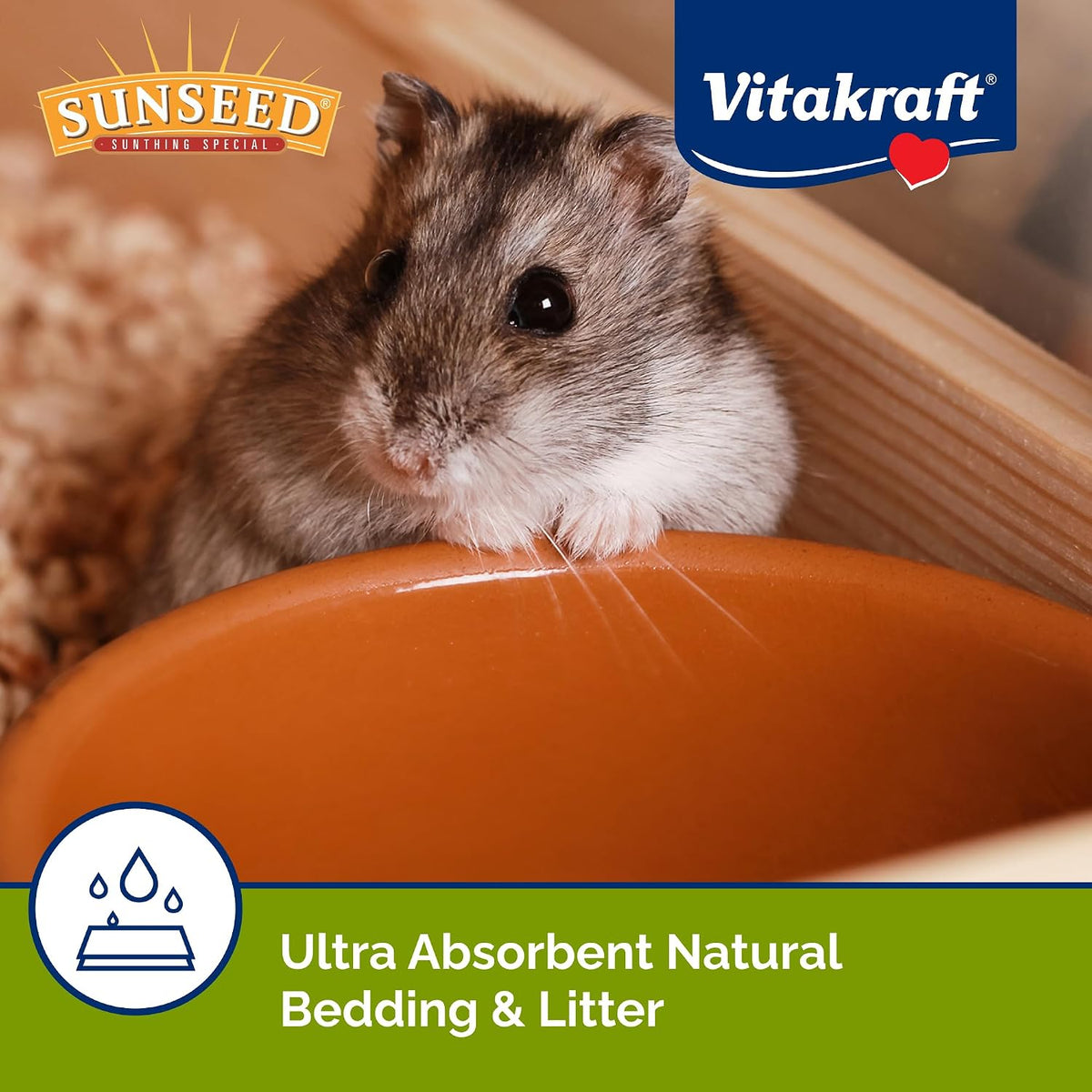 VitaKraft Sunseed Natural Corn Cob Bedding and Litter for Bird 350 cu - image 3