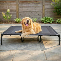 Elevated Dog Bed for Large Dogs 120lb - XL (48"L x 36"W x 9"H) / Grey
