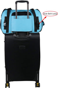 EliteField Soft-Sided Pet Carrier for Cats & Small Dogs – Essentials for Dogs - 17.0"L x 9.0"W x 12.0"H / Sky Blue - image 2