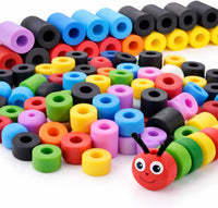 Frienda pool noodle bits, 50 colorful foam noodle pieces in assorted sizes - view 2