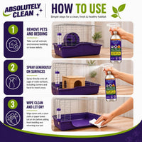 Absolutely Clean Amazing Small Animal Cage Cleaner - 16 Fl Oz (Pack of 1) - image 4