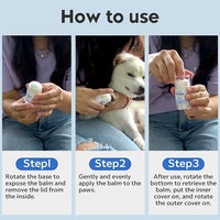 Dog Paw Balm, Moisturizer & Protection for Cracked Dry & Damaged Paws, Nose & Elbows Natural Lick Safe Dog Nose Balm