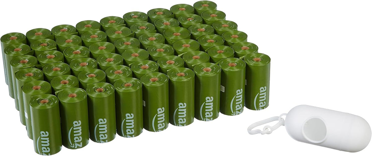 Amazon Basics Premium Leak Proof Dog Poop Bags with Dispenser - 810 Bags