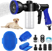 Dog Shower Attachment Water Hose Nozzle Sprayer Set – Essentials for Dogs - Pet Bathing Sprayer Kit