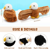 Liliful 8 Pack Kids Plush Gifts Stuffed Animal Slap Bracelets - Eagles - image 2