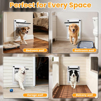 Cat Door for Wall, Energy Efficient Pet Entry Door – Essentials for Cats - Extra Large - image 2