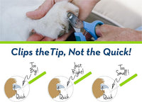 Zen Clipper Pet Nail Clipper for Dogs – Dog Nail Trimmer for Safer Grooming Care - Clean, Quiet, and Easy-to-Use Stainless Steel Claw Trimmer - (3mm Hole)