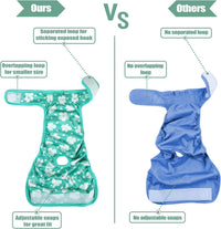 wegreeco Washable Reusable Premium Female Dog Diapers - Large / Spring Colors - image 2