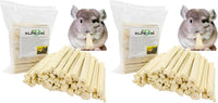 300g Sweet Bamboo Chew Toy for Small Animals, Bunny Chew Sticks - 11 Ounce (Pack of 2)