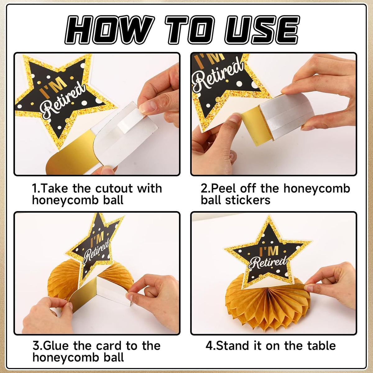 10 Pcs Retirement Party Decorations - Retirement Style - image 4