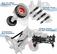 FMS FCX24S Power Wagon 1/24 scale RC crawler with portal axles - view 8