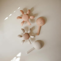 mushie Suction Spinner Ball Toy - Blush Confetti Water Wheel - image 2