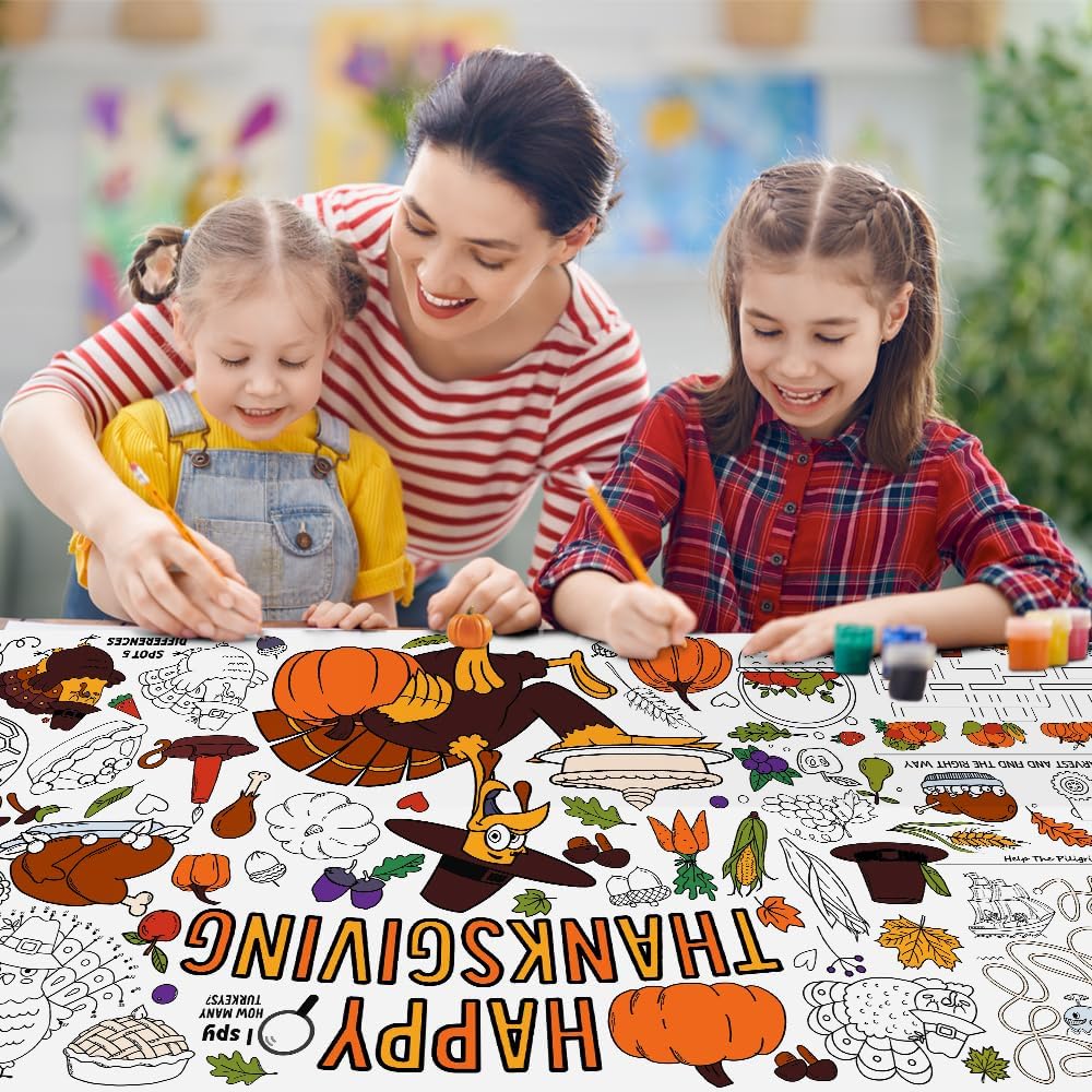 SPERINGEEN Halloween Tablecloth Decorations - Thanksgiving - image 3