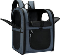 Apollo Walker Cat Backpack Carrier, Support Frame - Navy / Medium-Standard