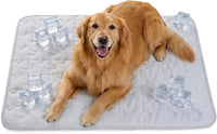 Cooling Dog Mat Large, Breathable 3D Mesh No-Gel Pad - Gray / 42" * 28"
