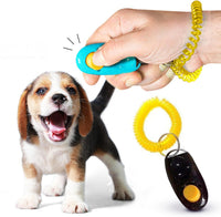 SunGrow 2-Pack Dog Clicker for Training with Wrist Bands - 2 Pieces (Black & Blue) - image 2