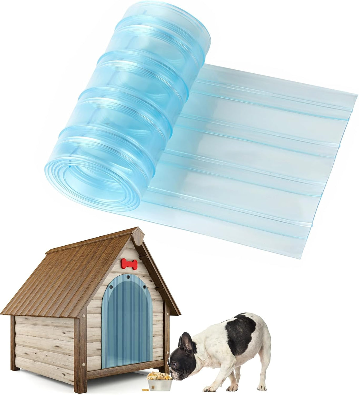 Dog Door Replacement Flap - 7.9 in x 4.9 ft