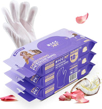 HICC PET Dog Wipes for Dogs & Cats, Glove Design - Rose Scent / 18 PCS