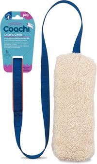 Coachi Tuggi Tug, Interactive Dog Toy for Tug of War & Play - Chase & Crinkle