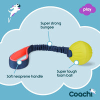 Coachi Tuggi Tug, Interactive Dog Toy for Tug of War & Play - Tuggi Ball - image 3
