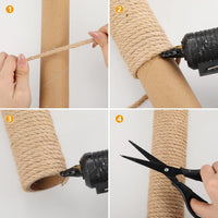 Natural Sisal Rope for Cat Scratcher - 1/4 Inch x 164 Feet - image 4