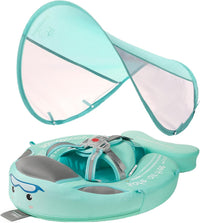 Mambobaby non-inflatable baby float with removable sun canopy and buoyant tail - view 7