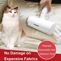 Pet Hair Removal Tool – Reusable Lint Roller for Dogs & Cats – Self-Cleaning Fur Remover Brush - Portable, Multi-Surface Fur Removal Tool - Reusable Double Sided Travel Brush