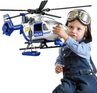 CSDCSD large helicopter toy with crane and cargo basket, lights and sounds - view 4