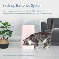 DOGNESS 6L Smart Feeder, Wi-Fi Enabled Pet Feeder for Cat and Dog, Smartphone App for iOS and Android, Portion Control, Fresh Lock System Auto Food Dispenser Pink