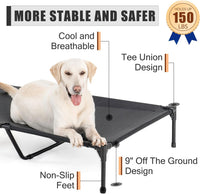 Garnpet Elevated Dog Bed for Large Dogs - Brown / X-Large - image 2