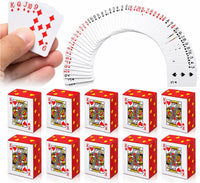 SHOWHIHI mini playing cards, 20 tiny red decks of 54 cards each, 1.65 inches tall - view 4