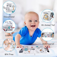 Vicloon Baby Soft Cloth Books - Gray Lion - image 4