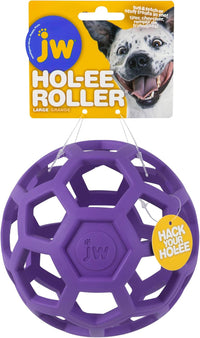 JW Pet HOL-ee Roller Dog Puzzle Ball, Large 5.5in - Colors May Vary / Large - image 3