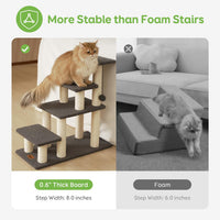 Dog Stairs & Cat Scratching Post Pet Steps for High Beds Couch – Essentials for Cats - 4-Steps - image 3