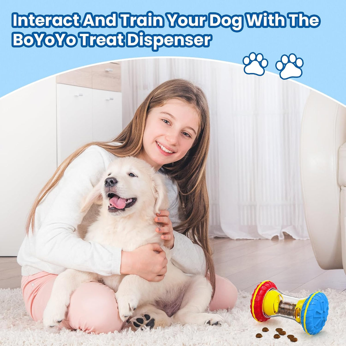 Interactive Dog Toys, Dog Puzzle Toys for Smart - Blue - image 4