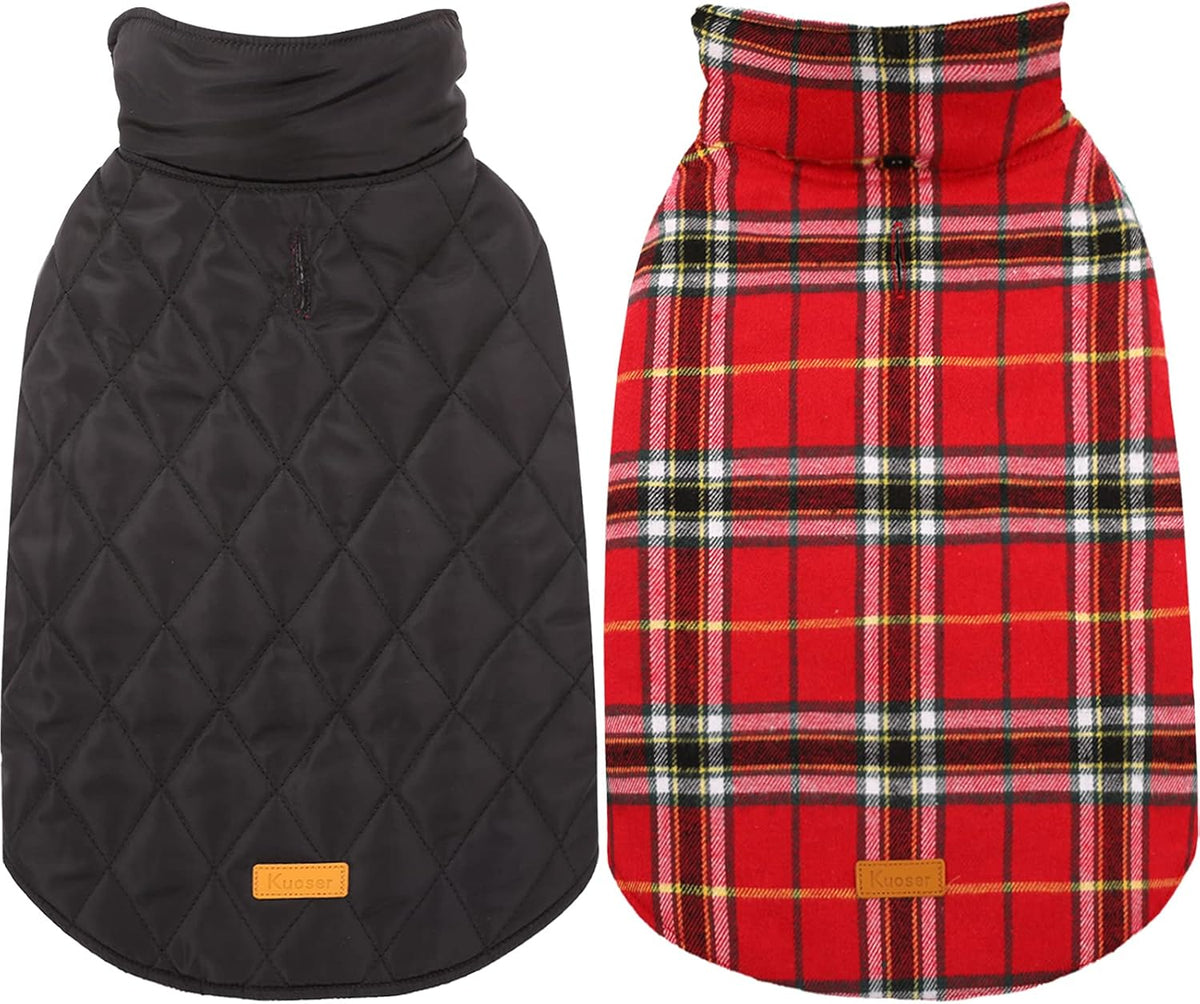 Kuoser Waterproof Dog Coat - Bright Red / 3X-Large (Pack of 1)