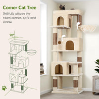 Globlazer F66 Corner Cat Tree - Beige / 66 inch - image 3