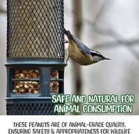 Premium Quality- 25 Pound Raw Peanuts in Shell – All-Natural Food for Squirrels, Deer, Birds, and Other Wildlife Animals – Bulk Wholesale Bag – Grown in The USA for Healthy Nutrition