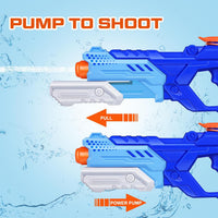 Quanquer 3 Pack Water Guns for Kids Adults - Blue - image 4