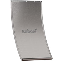Baboni Replacement Flap for Dog and Cat Doors Including Screws - Brown Magnetic Strip / Large(Pack of 1) / For baboni metal dog door - image 3