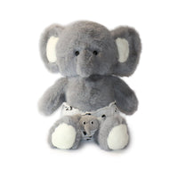 16-inch Elephant with small Elephant