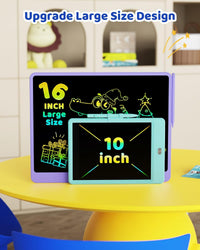 KOKODI LCD Writing Tablet 8.5-Inch Colorful Doodle Board - Purple - image 2