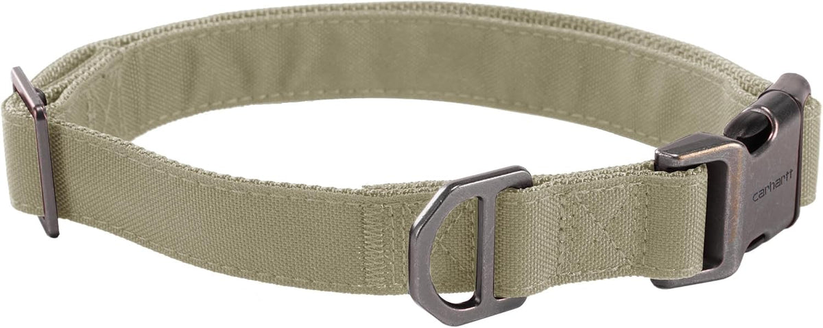 Carhartt Field Nylon Dog Collar Industry Red Medium – Essentials for Dogs - Faded Fatigue / Large