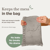 Nina Woof Dog Poop Bags for Daily Walks - Gray / 90 Bags (6 Rolls) - image 4
