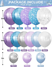 Pastel Rainbow Balloons Arch Garland Kit for Pastel Party Decor – Fun for Kids & Family - Winter Wonderland - image 2
